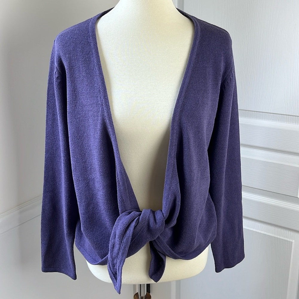 Coldwater Creek Tie-front Sweater